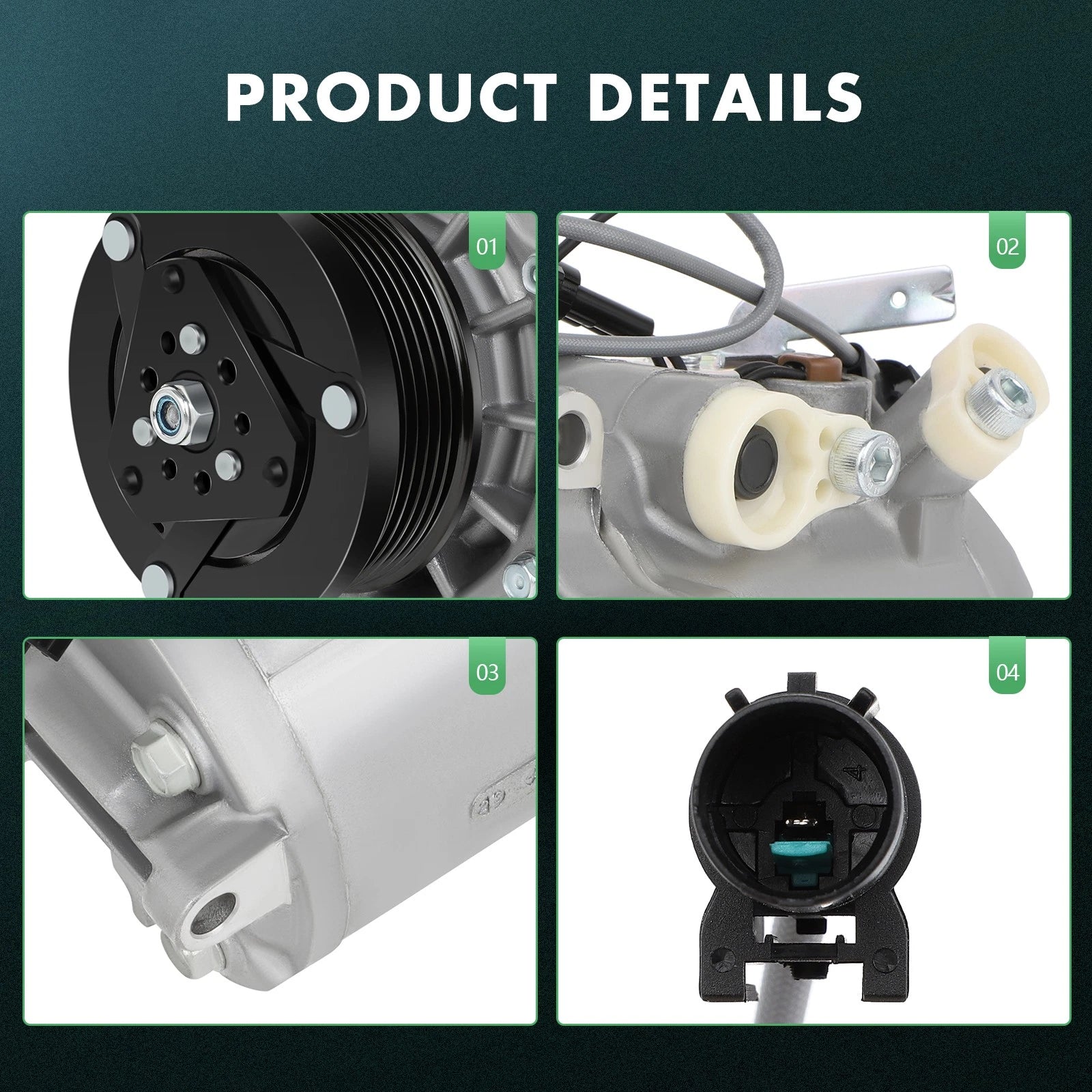 AC Compressor with Clutch for Mitsubishi Outlander Lancer (2008–2009)
