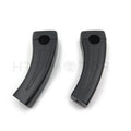 Set of 2 Black 7/8" 22mm Bar Clamp Risers for Dirt Bike ATV Quad