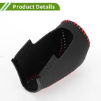 1 Pc Gear Shift Knob Cover for Mazda 3 (2014–2018) Black Carbon Fiber Red