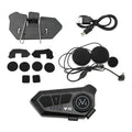 Bluetooth Headset Helmet Speaker for Motorcycle Universal (Black)