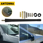 Set of 2 Short Mast Antennas for Chevy Silverado (2006–2021)