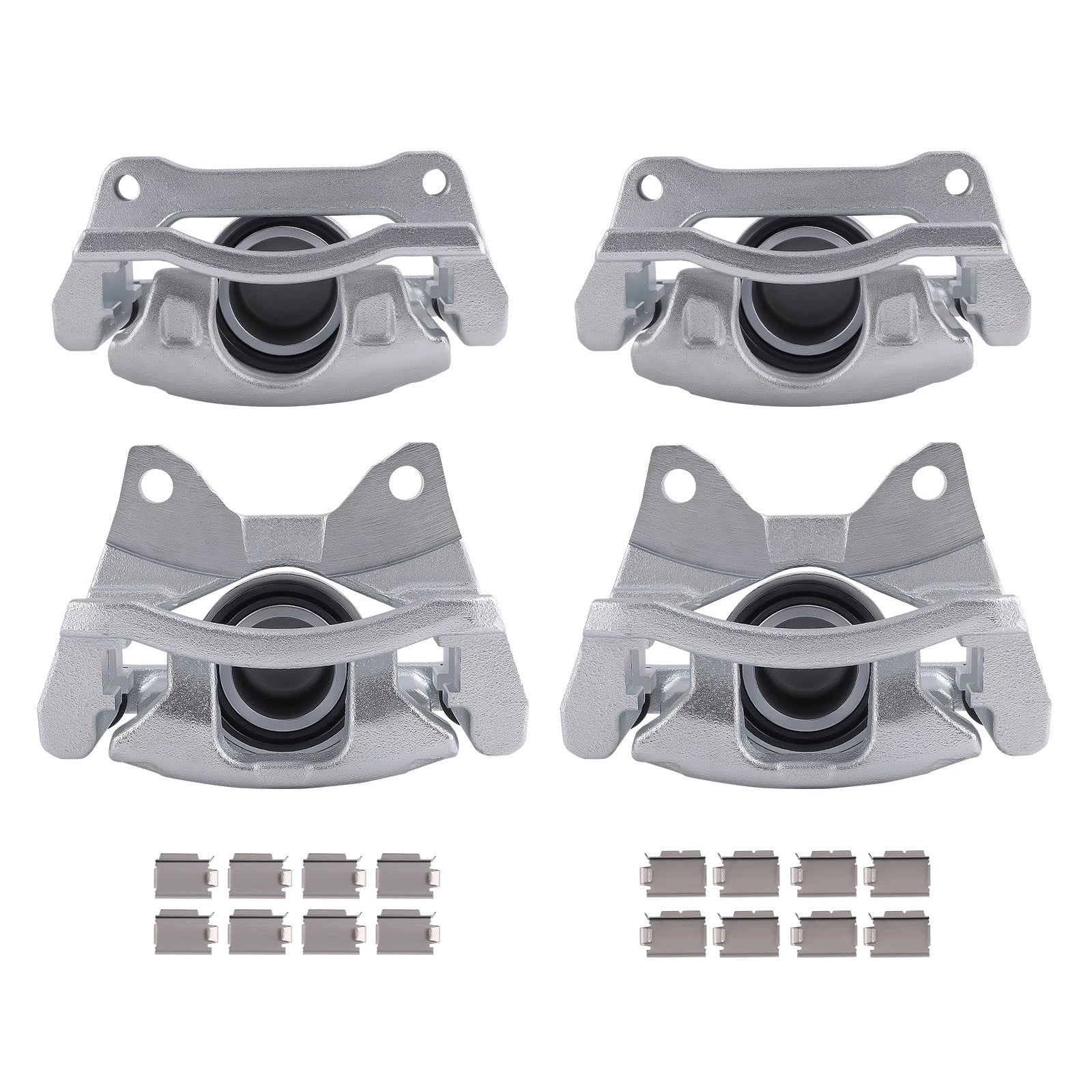 Front & Rear Disc Brake Calipers with Bracket for Jeep Wrangler (2007–2018)