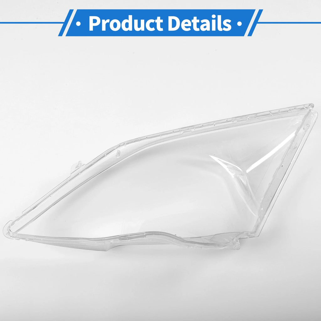Headlight Lens Cover for Honda CR-V (2007–2011) PC Clear