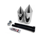 Chrome Spike Frame Slider Crash Protector for Kawasaki ZX-7R (1996–2003)