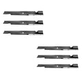 6 Notched High Lift Blades 103-6403-S for Exmark CT Front Runner (60")