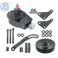 Power Steering Pump Bracket Pulley Kit for Chevy SBC (Short/Long)