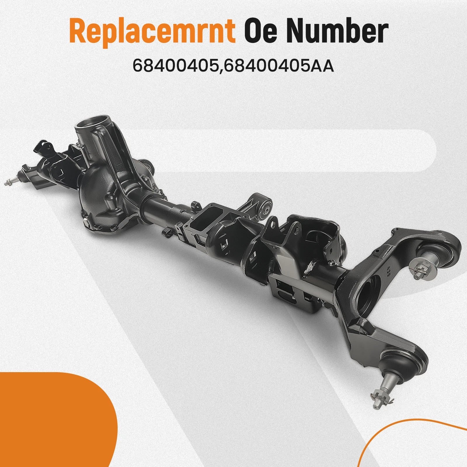 Front Axle Housing Dana 44 3.73 Axle Ratio for Jeep Wrangler JL (2018–2023)