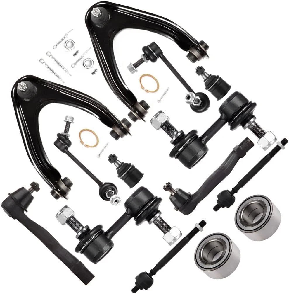 Set of 14 Front Control Arm Ball Joints & Wheel Hub Bearings for Honda CR-V (1997–2001)