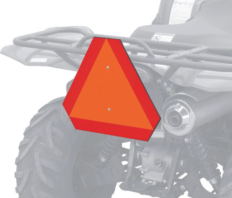Safety Emblem for ATV (QuadBoss) - Orange