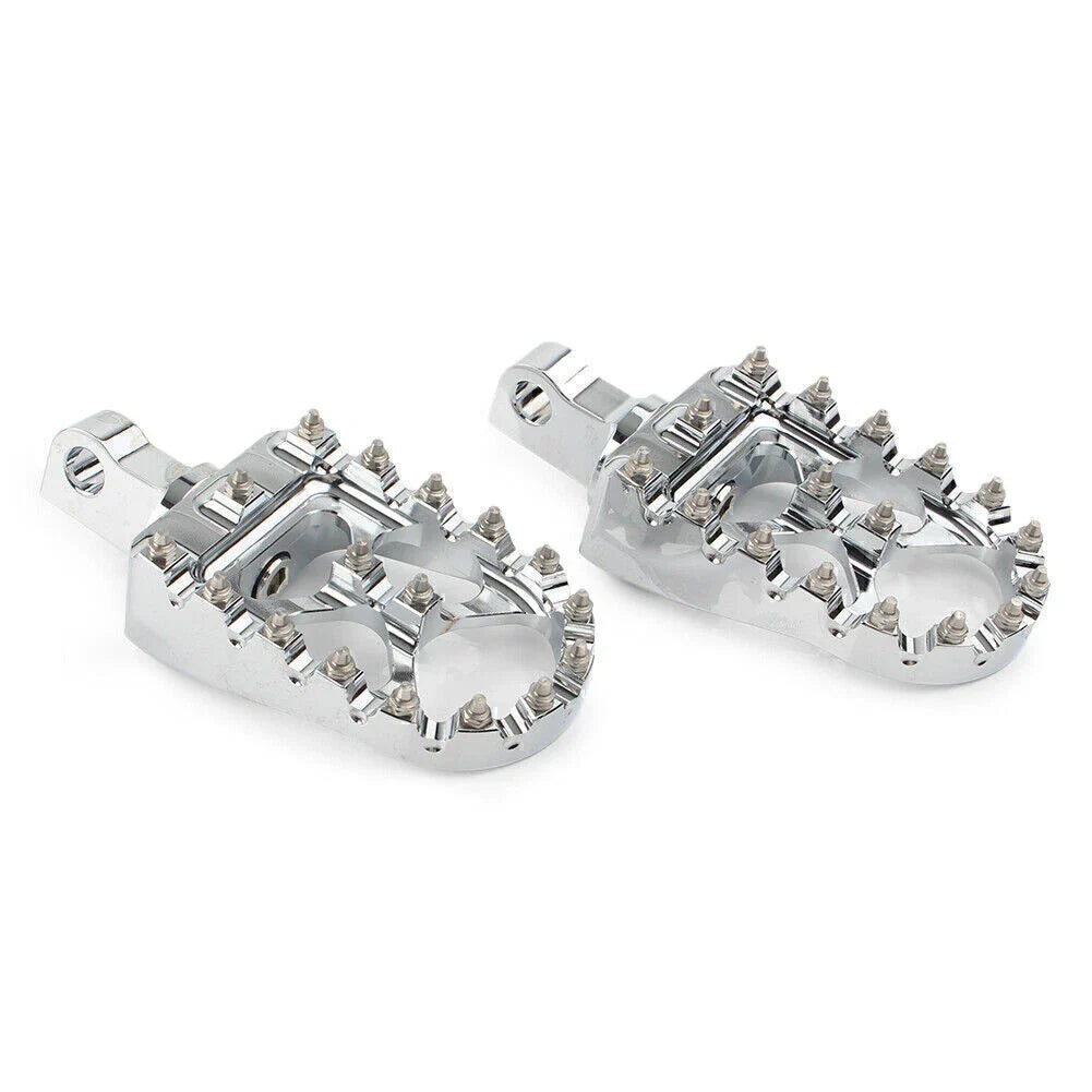 Wide Foot Pegs MX Style for Harley Dyna Sportster Iron 883 Fatboy