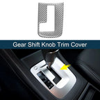 ABS Gear Shift Knob Cover Decal for Subaru Impreza (2012–2014) Silver Tone