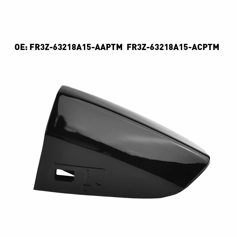 Front Left Door Handle Key Cap Cover Bezel Black for Ford Mustang (2015–2022)