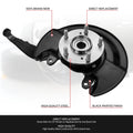 Front Left Loaded Wheel Bearing Knuckle for Honda Accord (2003–2007)