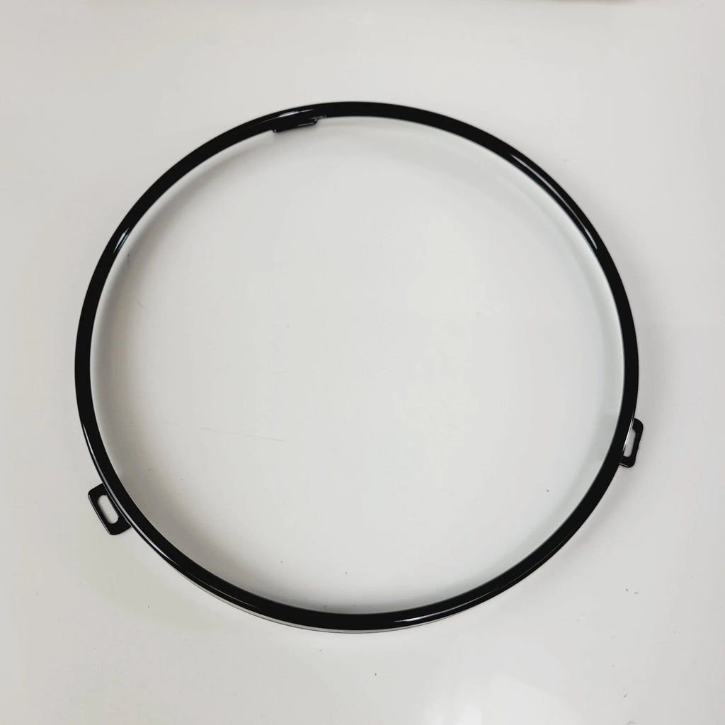 7" Gloss Black Round Headlight Trim Ring for Harley-Davidson Softail 67700487