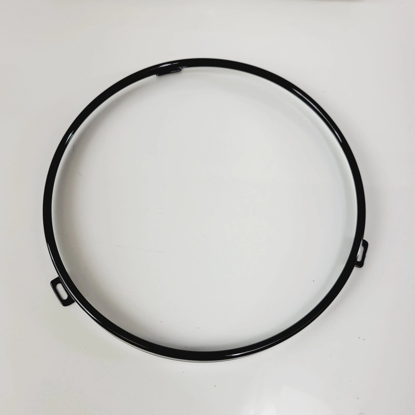 7" Gloss Black Round Headlight Trim Ring for Harley-Davidson Softail 67700487