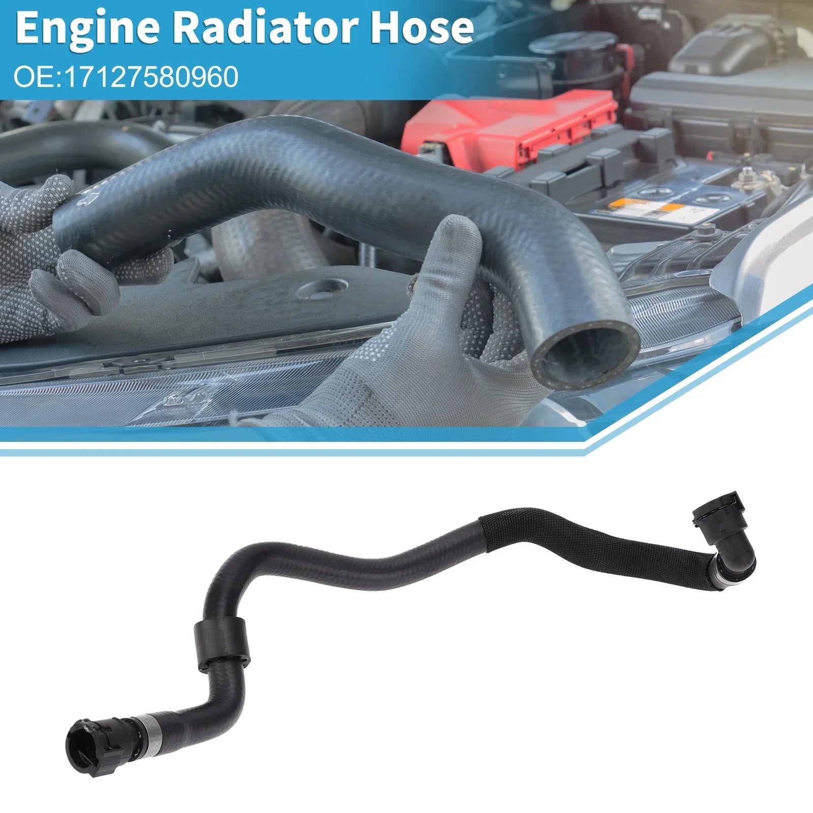 Engine Radiator Hose for BMW 740i 3.0L (2011 - 2012)
