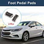 2X Foot Accelerator Pedal Covers for Ford Focus (2011–2018) Silver Tone