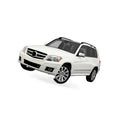 Front Bumper Tow Hook Cover for Mercedes GLK250 GLK300 GLK350 (2008–2013)