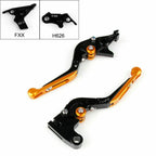 Adjustable Folding Brake Clutch Levers for Honda X-11 (1999–2002) Gold