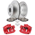 Rear Brake Caliper Ceramic Pad Set for GMC Chevrolet Silverado 1500