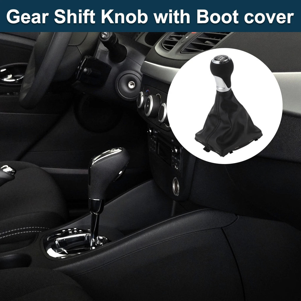 6 Speed Gear Shifter Knob with Cover No. 8K0863278H for Audi A4 B8 (2007–2015)