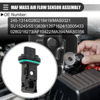 Air Flow Sensor Meter MAS0321 for Chevrolet Cruze, Buick 