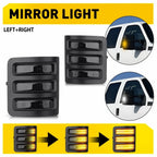 Smoked Lens Side Mirror Rearview Light for Ford F-150 250 350 450 550 (2013–2014)