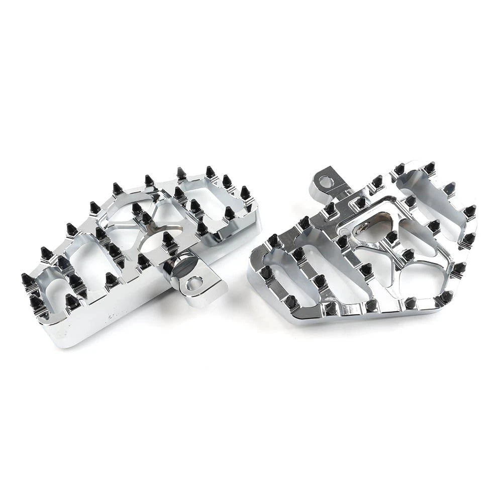 2X Wide Foot Pegs for Harley Dyna Touring Sportster Softail