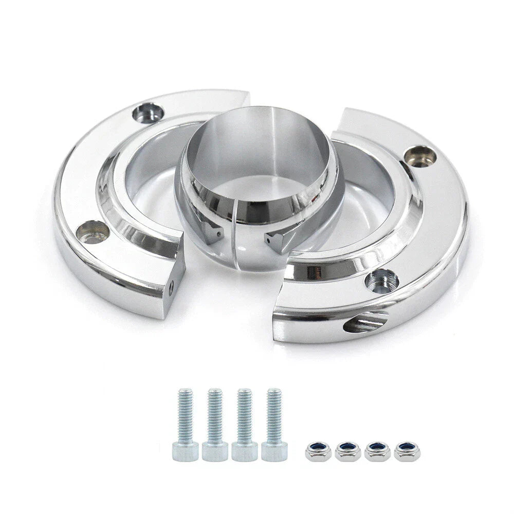 2" Aluminum Alloy Swivel Steering Column Floor Mount Chrome for SBC BBC