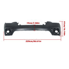 Front Upper Bumper Cover for Jeep Cherokee (2019-2022) Black