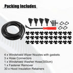 Front Windshield Washer Nozzle Kit for Dodge Avenger (2008-2014)