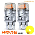 2X Amber LED Front Turn Signal Light Bulbs for [Make Model] 