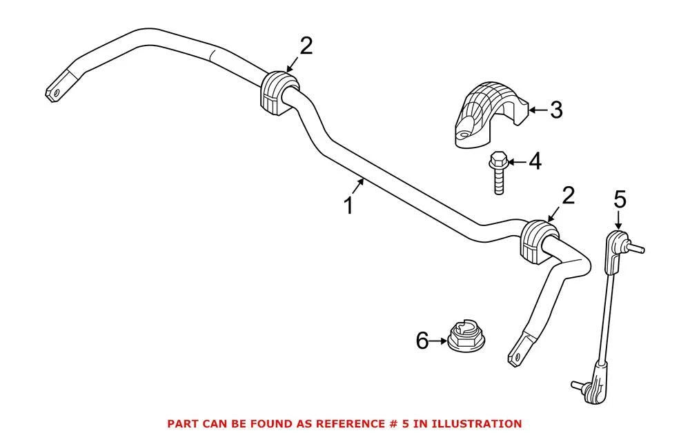 Suspension Stabilizer Bar Link Kit for BMW (2013–2018) 31306862864