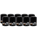 Set of 10 Engine Oil Filters for Honda, Hyundai, Infiniti, Mazda, Nissan (Wix XP)
