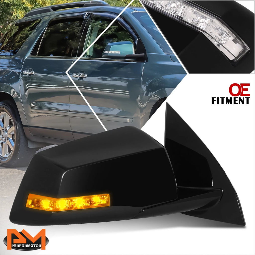 Power Heated Signal Blind Spot Memory Side Mirror for Chevy Traverse (2009–2012)