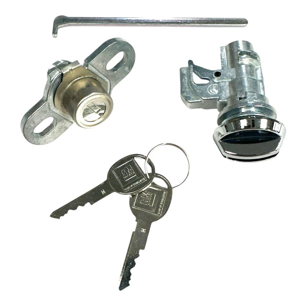 Trunk and Glove Box Lock Set with Keys for 1970–1971 Pontiac Firebird