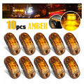 2X 2.5" LED Marker Lights for Truck Trailer Oval Clearance Side Light (EXV)