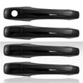 8pc Door Handle Covers for 08-16 Chrysler Town & Country - Gloss Black w/o Smart