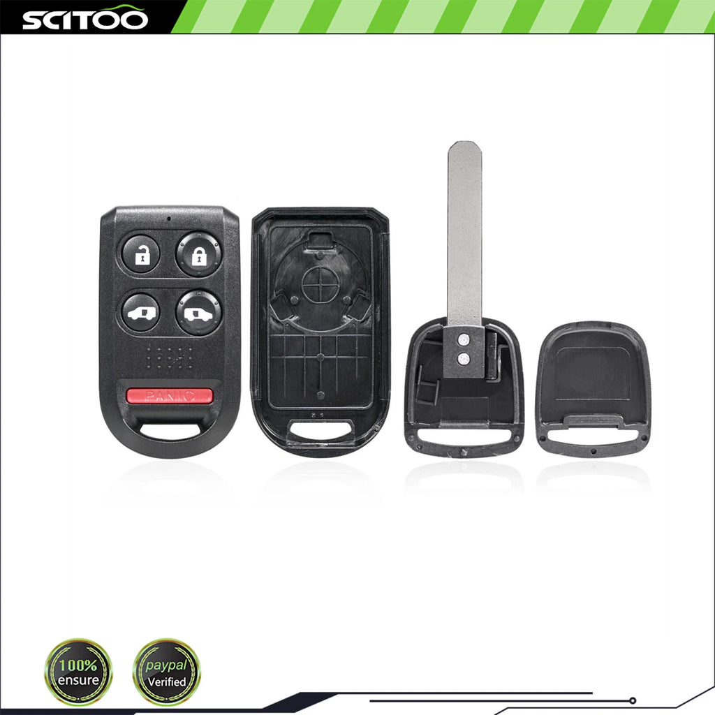 Remote Car Fob + Key for Honda Odyssey (2005–2010) OUCG8D-399H-A