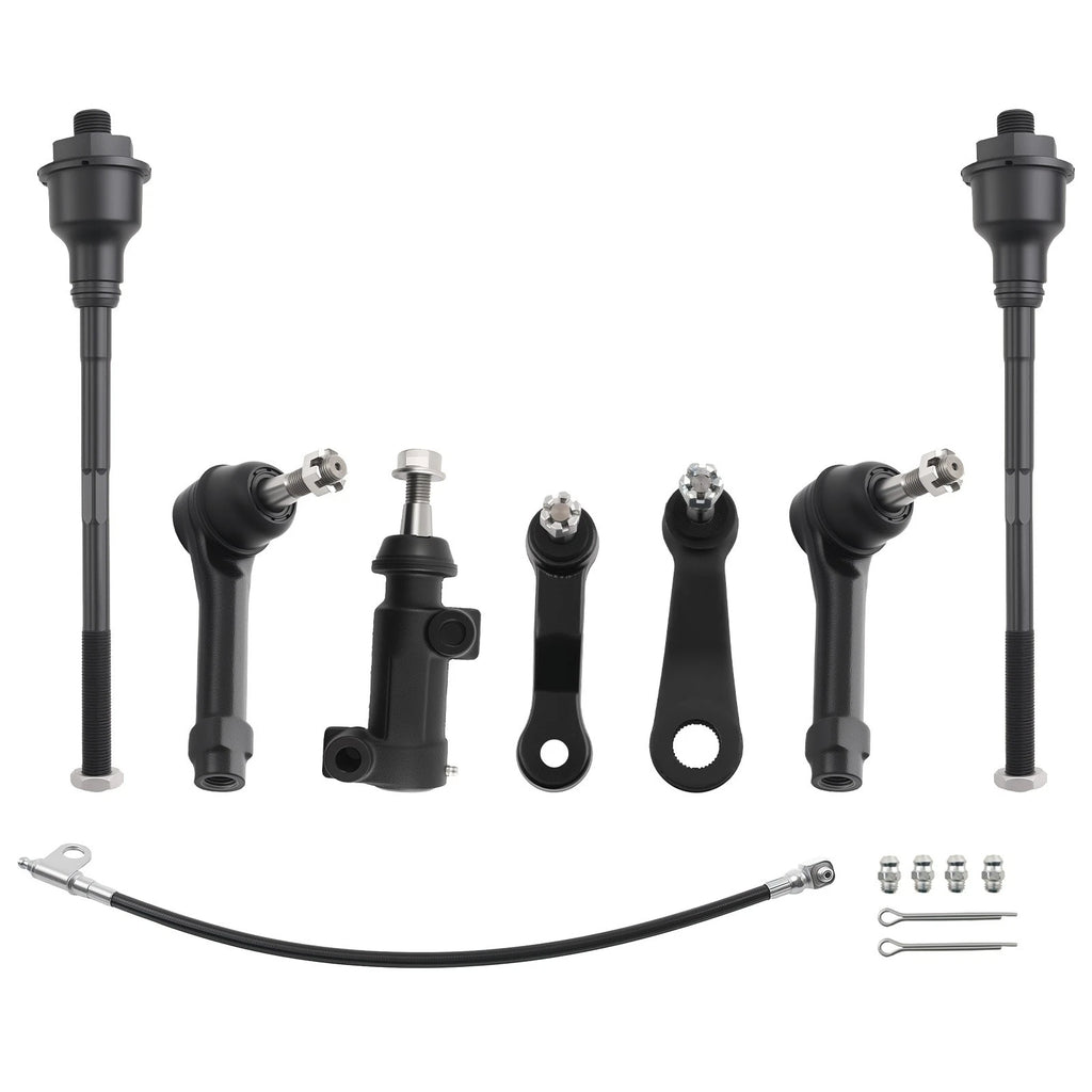 Front Inner Outer Tie Rod Pitman Idler Arms for GMC Sierra Yukon XL (2000–2006)