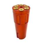 Shift Knob Gunmetal Orange Cylinder for Eaton Fuller 9 10 Speed Truck (1998–2024)