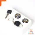 Solex  LH RH Lock Safety Flat Key Cylinder for Nissan Navara (86-97)