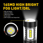 Set of 2 6500K White LED Fog Light Bulbs for Ford F150 F250 Super Duty