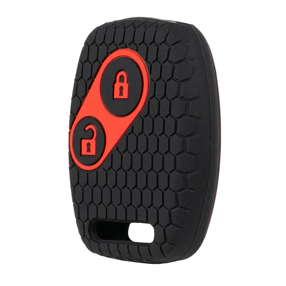 Black Red Silicone Remote Key Shell for Accord (2011–2013)