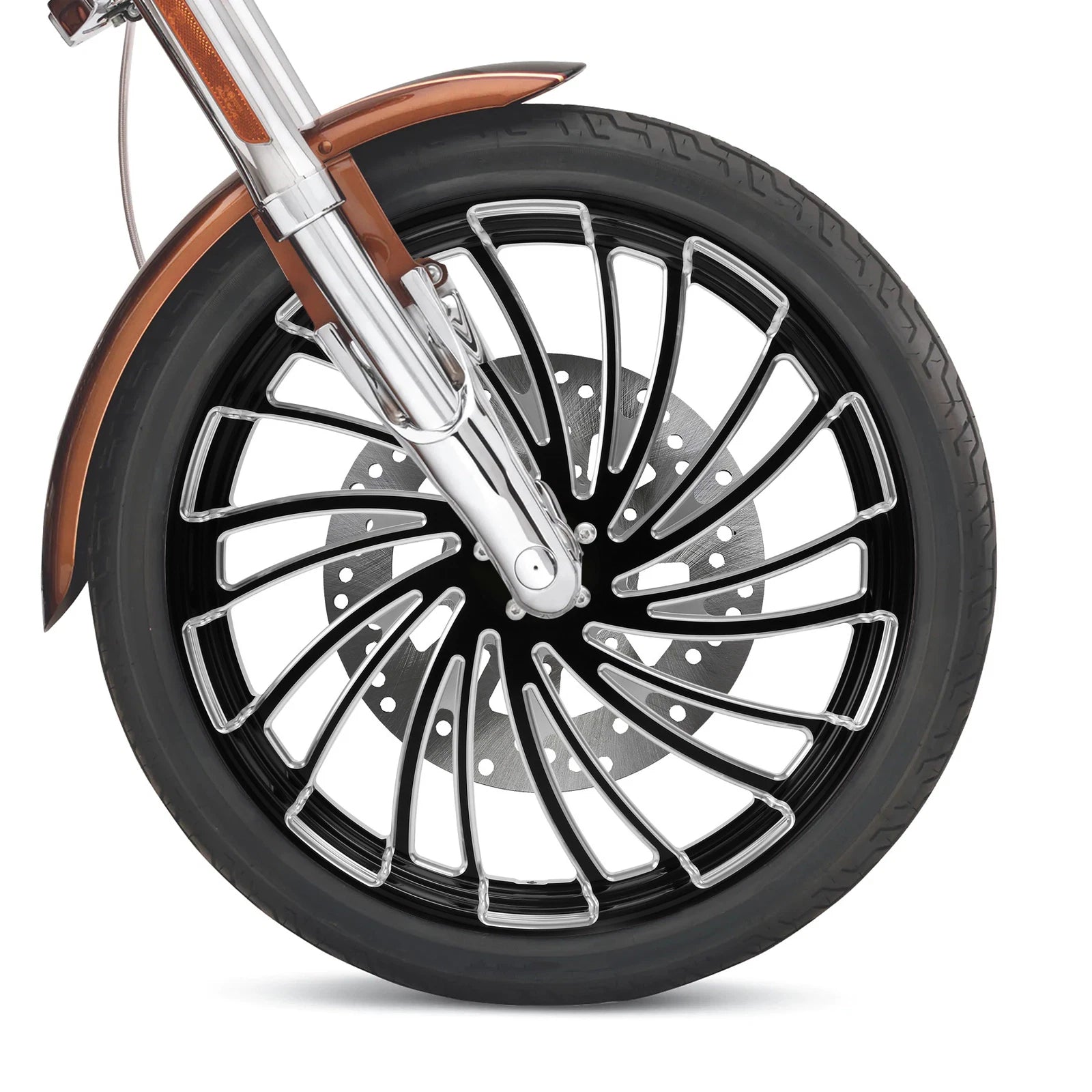 23" Front Wheel Rim & Single Disc Hub for Harley Touring (1997–2021)