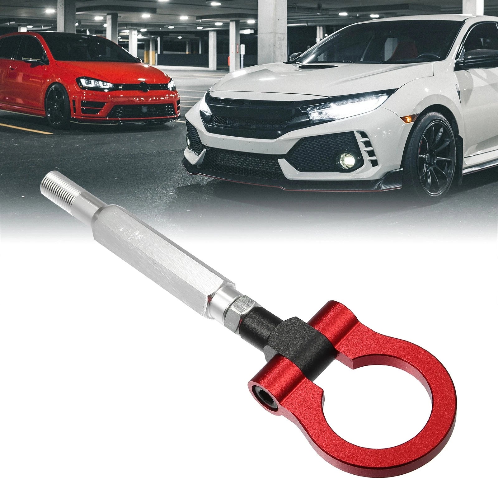 Front Bumper Trailer Ring Eye Tow Hook Screw for Subaru BR-Z (2013–2018)