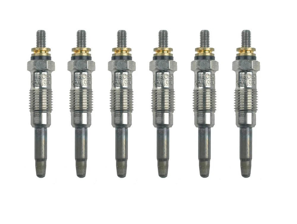 Set of 6 Diesel Glow Plugs for Mercedes Benz BMW Lincoln L6