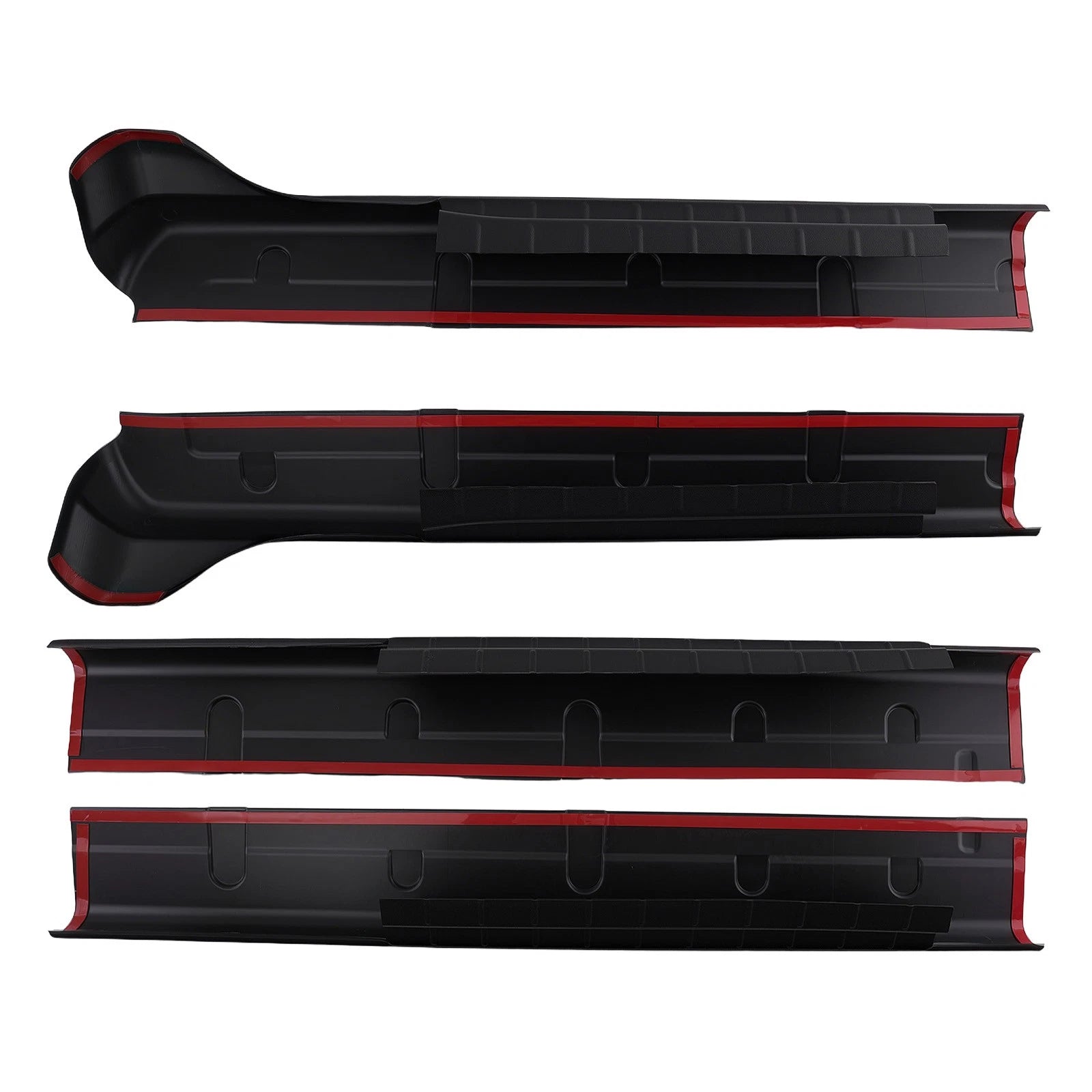 Set of 4 Rocker Panels for GMC Sierra 1500 Crew Cab (2014–2018)