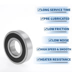 Deep Groove Ball Bearing 6310VV for Scooter Skateboard (50x110x27mm)