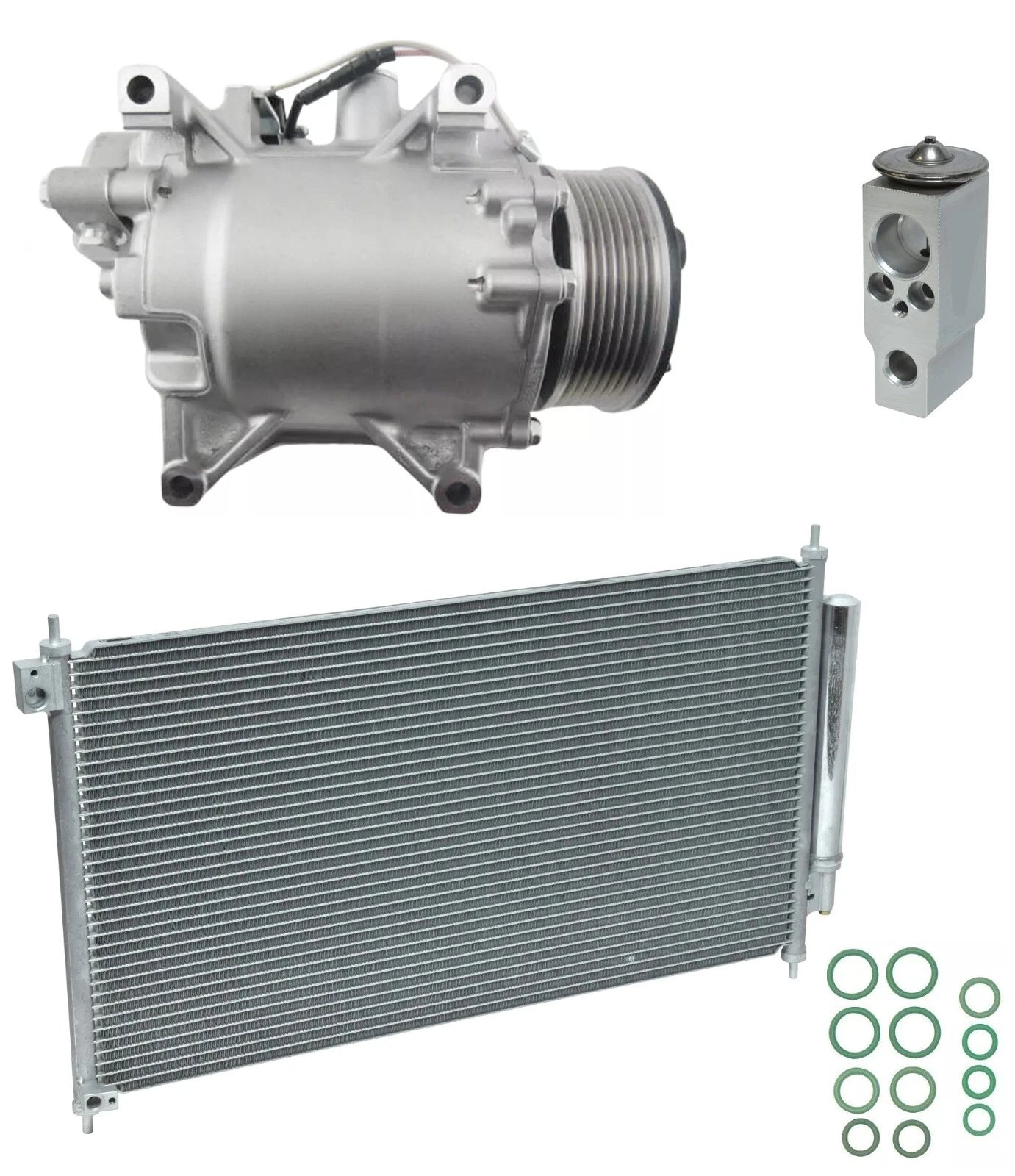 AC Compressor Kit With Condenser for Acura ILX 2.4L (2018–2018)
